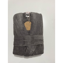 Özdilek Casual Şalyaka Bornoz Koyu Gri Xl Koyu Gri