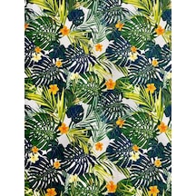 Enesar Home Palmiye Desen Dijital Baski Döşemelik Kumaş 100 x 140 cm