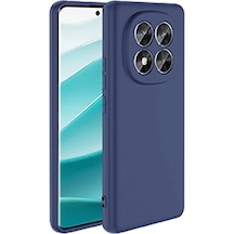 Redmi Note 14 Pro 5g Kılıf Nano İçi Kadife Silikon - Lacivert Renk