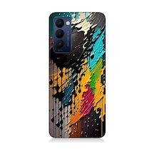 Tecno Camon 18 Uyumlu Tuvaldeki Pastel Boyalar Desenli Silikon Kılıf
