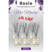 6 Al 5 Öde, Mor Menekşe Rosie Çubuklu Oda Kokusu 100 Ml Fresh