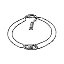 Armani Jewel Ajegs3173-001 Erkek Bileklik Siyah
