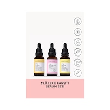 3 Lü Leke Karşıtı Aydınlatıcı Ve Göz Altı Bakımı Sağlayan Serum Seti