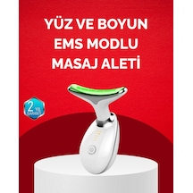 Zengemtx Usb Şarjlı Led Işık Terapili Yüz Boyun Bakım Cihazı