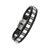 Hematit Taşlı El Işi Tasarım Doğal Taş Erkek Bileklik N11.1096 Hematit Taşlı El Işi Tasarım Doğal Taş Erkek Bileklik N11.1096