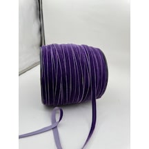 Paşateks- 1 Cm Düz Kadife-5 Metre-iü. Mor