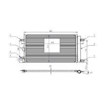 Orıs Cfı873016 Klıma Radyatoru Doblo 1,4/1,6 16v 01- 595x303x16