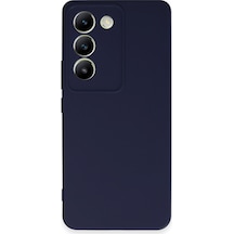 Vivo V30 Lite 4g Uyumlu Kılıf First Silikon - Lacivert