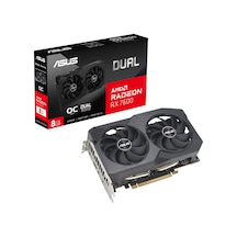 Asus AMD Radeon RX 7600 Dual OC V2 DUAL-RX7600-O8G-V2 8 GB GDDR6 128 Bit Ekran Kartı