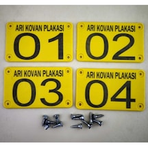 700 Adet Sarı Arı Kovan Belirleme -fidan Belirleme -et Pay Belirleme Plakası