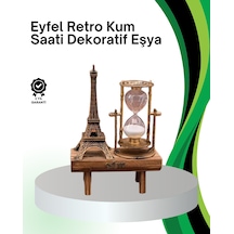 Dekoratif Kum Saati Ahşap Malzeme, Hediyelik Masa Aksesuarı Çok Renkli