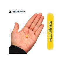 Yerli Üretim Sarı Sazan Balık Boncuğu 8 Mm İç Çap: 3 Mm - 500
