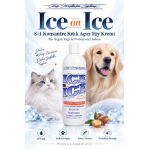 Chris Christensen Ice On Ice 8:1 Konsantre Kıtık Açıcı Kedi Köpek Tüy Kremi Kondisyoner 473 Ml