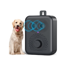 Geeroyoo Siyah Abs Ultrasonik Köpek Kovucu, 32ft Mesafe, 15khz-30khz Frekans, 1200mah Pil, Taşınabilir Tasarım