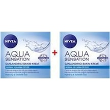 Nivea Aqua Sensation Canlandırıcı Bakım Kremi 2 x  50 ML