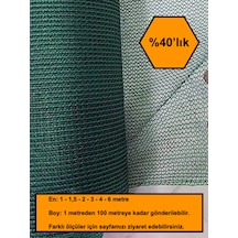 %40 Gölge Oranlı File, Gölgelik, Gergi File, Bahçe Gölgeliği 2x43 Metre