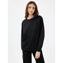 Loft Siyah Kadın Sweatshirt Lf2041676 Siyah