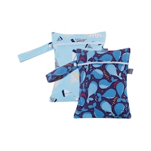 Reedark Emzirme Pompası Parçaları İçin Çift Fermuarlı Islak/kuru Çanta Seti - 2 Adet