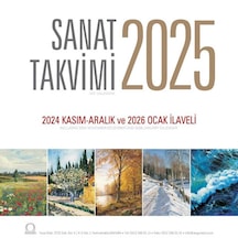 Sanat Takvimi 2025 Duvar Takvimi