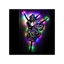 Led Işıklı Kadın Ve Dans Temalı Tablo Alina Balerin Dekoratif Tablo Gece Lambası Çok Renkli - 737257010 Çok Renkli