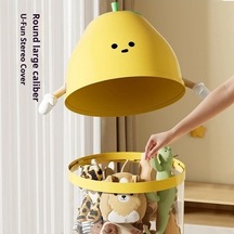 Ambition İki Katmanlı 88.5cm Bebek Saklama Kovası, Peluş Bebek A Sarı