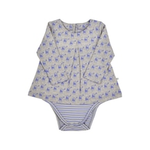 Organicera Organicera Organik Tunik Body,Mor Çok Renkli
