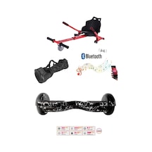 Citymate Elektrikli Kaykay Hoverboard Akıllı Denge 6.5 Inch + Hoverkart + Çanta Extrem Paket D02