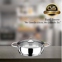 Cvs Dn 20046 Elit Platin Kulp 30 Cm Basık Tencere Metal