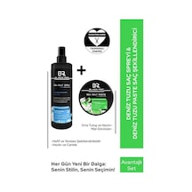 Black Red Saç Sea Salt Deniz Tuzu Saç Spreyi & Seal Salt Paste Saç Şekillendirici Mat Wax 2'li Set