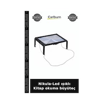 Nikula-led Işıklı Kitap Okuma Büyüteç Gözlük Alternatifi Mercekli Alet Detay Çalışması