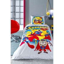 Özdilek Looney Tunes Superman Tek Kişilik Lisanslı Çocuk Nevresim