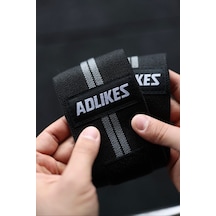Fitness Crossfit Vücut Geliştirme Ağırlık Destek Bilekliği - El Bileği Koruyucu Spor Bandı
