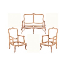 Masifart Aure İtalyan Oymalı Çay Takımı Cilasız Ham Diğer