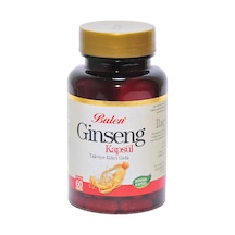 Balen Doğal Saf Ginseng Kapsülü 375 MG x 60 Bitkisel Kapsül