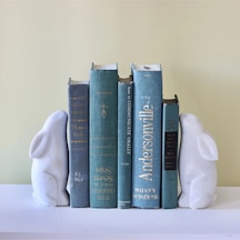 Mermer Tavşan Kitap Ayracı