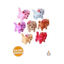 Sesli Ve Işıklı Peluş Köpek Oyuncak - Yürürken Havlayan Sevimli Model