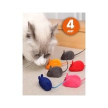 Zensaas41 Kedi Eğitim Oyun Faresi 4 Adet Zensaa56