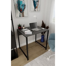 Selin Metal Ayaklı Çalışma Masası Antrasit Suntalam, Siyah Ayak, Modern Ofis & Ev Masası Antrasit Selin Metal Ayaklı Çalışma Masası Antrasit Suntalam, Siyah Ayak, Modern Ofis & Ev Masası Antrasit