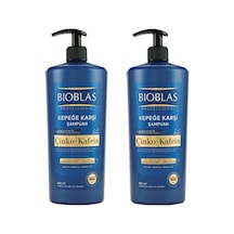 Bioblas Çinko + Kafein 2'si 1 Arada Kepeğe Karşı Etkili Şampuan 2 x 900 ML