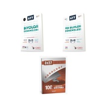2027 Limit Ayt Biyoloji 25 Li Deneme + Fen Bilimleri 20x40 Video Çözümlü Deneme + Ankapade 3'lü Set