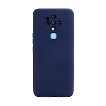 Tecno Camon 16 Kılıf Nano İçi Kadife Silikon - Lacivert -