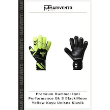 Marivento Premium Hummel Hml Performance Gk 8 Black/neon Yellow Koşu Unisex Klasik Siyah - Sarı
