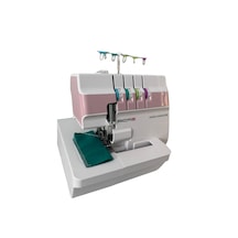 Acme 4 İplikli Ev Tipi Overlok Dikiş Makinesi Pembe