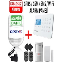 Opax Ard-575 Gprs/Wıfı Kablolu/Kablosuz Alarm Paneli Ve Bgr-09