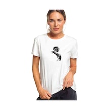 Dream Horse Rubens Drawing Horse 1 Baskılı Beyaz Kadın Tshirt