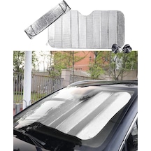 Uv Ve Isı Önleyici Oto Ön Cam Güneşliği Hyundai İ20 Fiat Egea Toyota Corolla Volkswagen Passat Açık Bej