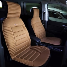 Volkswagen Touareg Oto Koltuk Minderi Ön 2'li Set Taba Bumerang Serisi Scr Taba