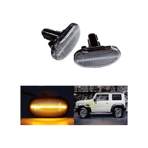 Kosona Suzuki Jimny, Mazda Az, Chevrolet Uyumlu Siyah Amber Led Yan Turlama Işığı - 5w, 8-15v, Ip67 Su Geçirmez, 50.000+ Saat Ömür