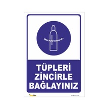 Tüpleri Zincirle Bağlayınız - Isg Levhası