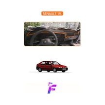 Renault 19 Uyumlu Torpido Örtüsü Yansıma Önleyici Tam Koruma Hızlı Ve Kolay Montaj J40
